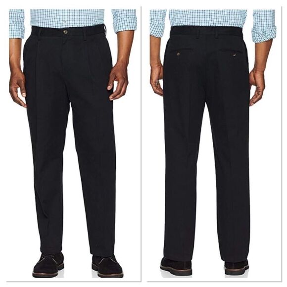 Amazon Essentials Classic-Fit Pleated Chinos(F14) - Picture 1 of 6
